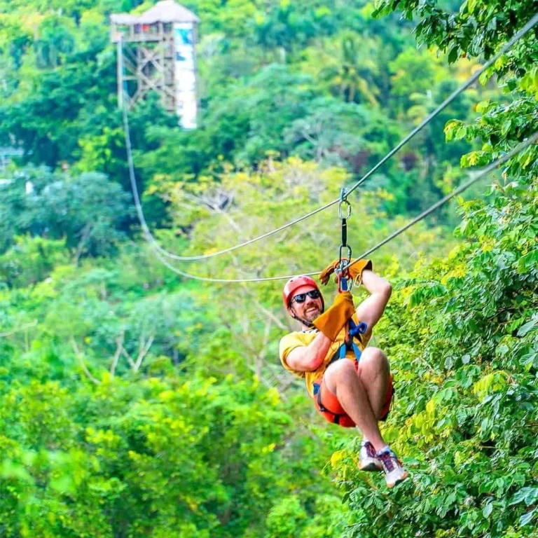Zip Line Adventure from Bayahibe: 12 Lines, 18 Platforms, Rivers & Mountains
