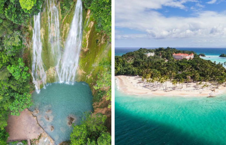 Salto el Limón Waterfall & Cayo Levantado Tour from Bayahibe