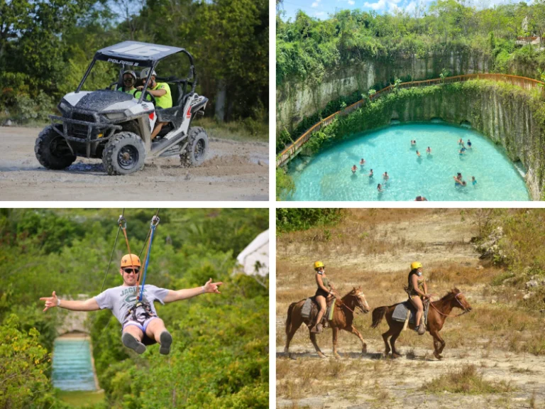 Mega Combo from Bayahibe: Zipline, 4×4 Polaris & Horseback Riding